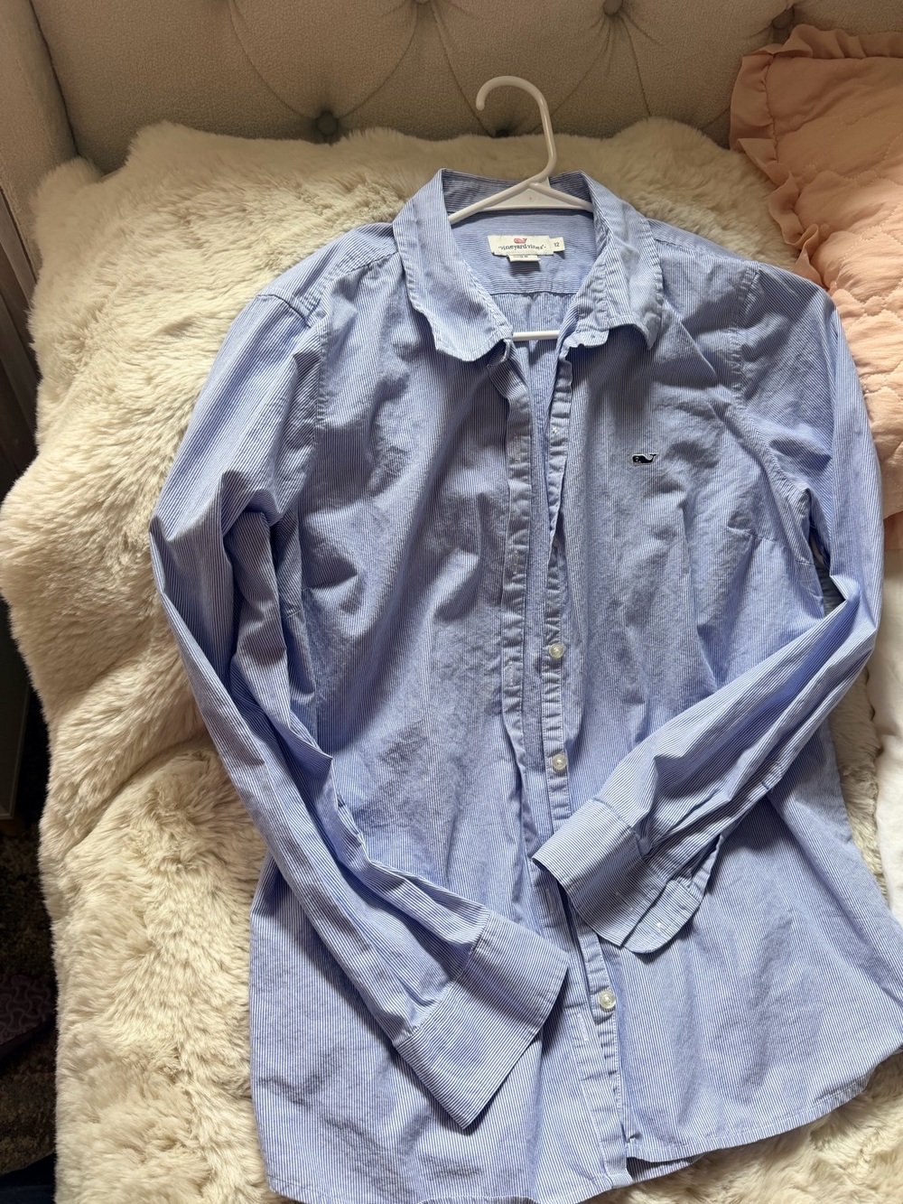 Vineyard Vines Light Blue Button-Down Women's Shirt